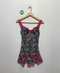 Rampage Intimates Babydoll Slip de estampado de ce..