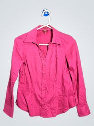 Talbots Pink Button-Down Shirt