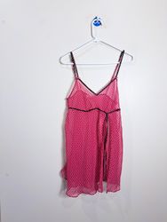 「Victoria's Secret Pink Polka Dot Slip」