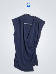 Ann Taylor ärmelloses Wickeltop