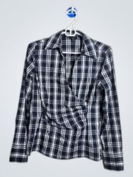 Talbots Plaid Button-Up Shirt