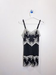 Wacoal Black Lace Trim Slip