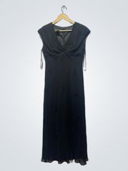 Vestido Maxi Preto Beaded da Jones Wear