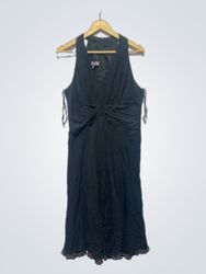 Anne Klein Black Midi Dress