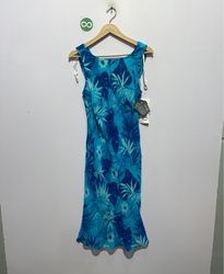 Robbie Bee Floral Print Midi Dress