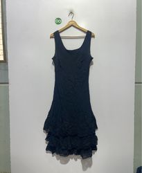 Black Ruffled Dress