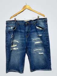 Shorts de Denim Desgastados JEANIUS Masculinos