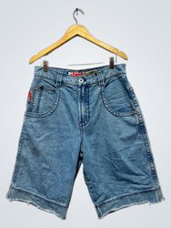 JNCO Shorts Jeans Destroyer de 14 polegadas