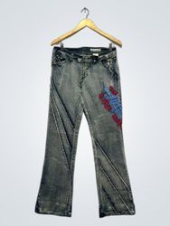 akdmks Women's Jeans with Embroidery