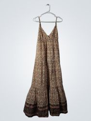 SABRINA HIGHWAY Floral Maxi Dress