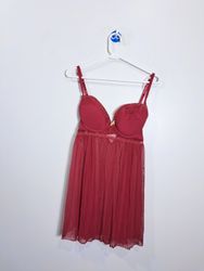 Daisy Fuentes Red Babydoll Lingerie
