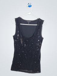 White House Black Market Sequin Tank Top