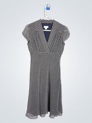 LOFT Printed Midi Dress