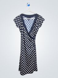 INC International Concepts Polka Dot Wrap Dress
