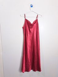Cami NYC Robe de nuit en satin rouge