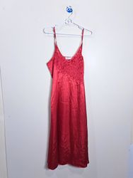 Robe nuisette rouge Lucy Paris Collection