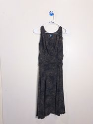 Robe sans manches froncée à imprimé floral Courten..
