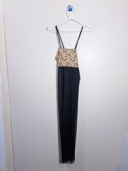 Victoria's Secret Black Lace Trim Nightgown