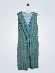 Robe portefeuille sans manches Rothmans
