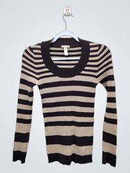 Suéter de Manga Longa Listrado Ambiance Apparel