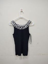Camisa regata preta canelada feminina Bellini com ..
