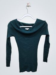 Suéter de Tricô Off-the-Shoulder da Candie's