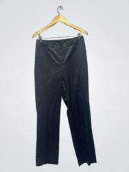 Hygard Collection Black Satin Pants