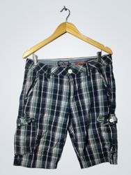 POINT ZERO Calças Cargo Xadrez