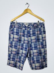 Bermudas xadrez à prova d'água