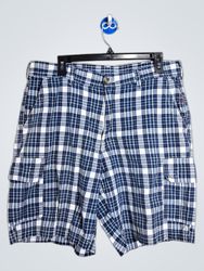 Shorts Cargo à Carreaux Basic Editions