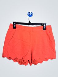 Shorts à ourlet festonné Cynthia Rowley