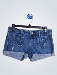 Shorts en denim bleu pour femme Mossimo