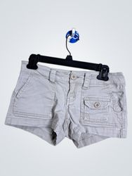 Shorts cargo beiges pour femmes Be Bop