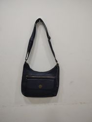 Sac à épaule en cuir noir White Mountain