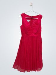 Vestido de Seda Rosa MAGGY LONDON