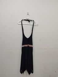 LIMITED TOO Vestido Preto Tomara que Caia com Apli..