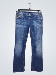 See Thru Soul Women's Blue Denim Jeans