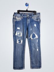 Jeans in denim strappato Rock Revival