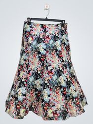 Jones New York Floral Midi Skirt