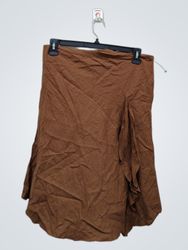 Lipsy Brown 100% Linen Skirt