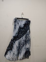 METRO WEAR Women's Black and White Printed Maxi Sk..