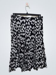 Sunny Leigh Black & White Polka Dot Skirt