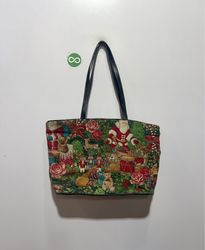 Tote bag with Christmas print