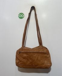 Brown Leather Shoulder Bag