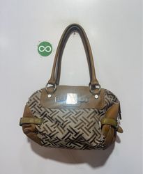Tignanello Since 1980 Brown Monogram Satchel Handb..