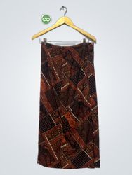 Paisley Print Maxi Skirt