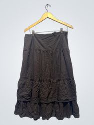 New York & Company Tiered Midi Skirt