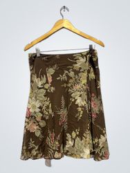 American Living Floral Print Midi Skirt