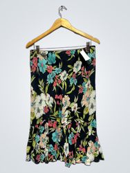 Harris Wallace New York Floral Midi Skirt