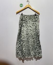 Ruby Rd. Petite Leopard Print Pleated Skirt